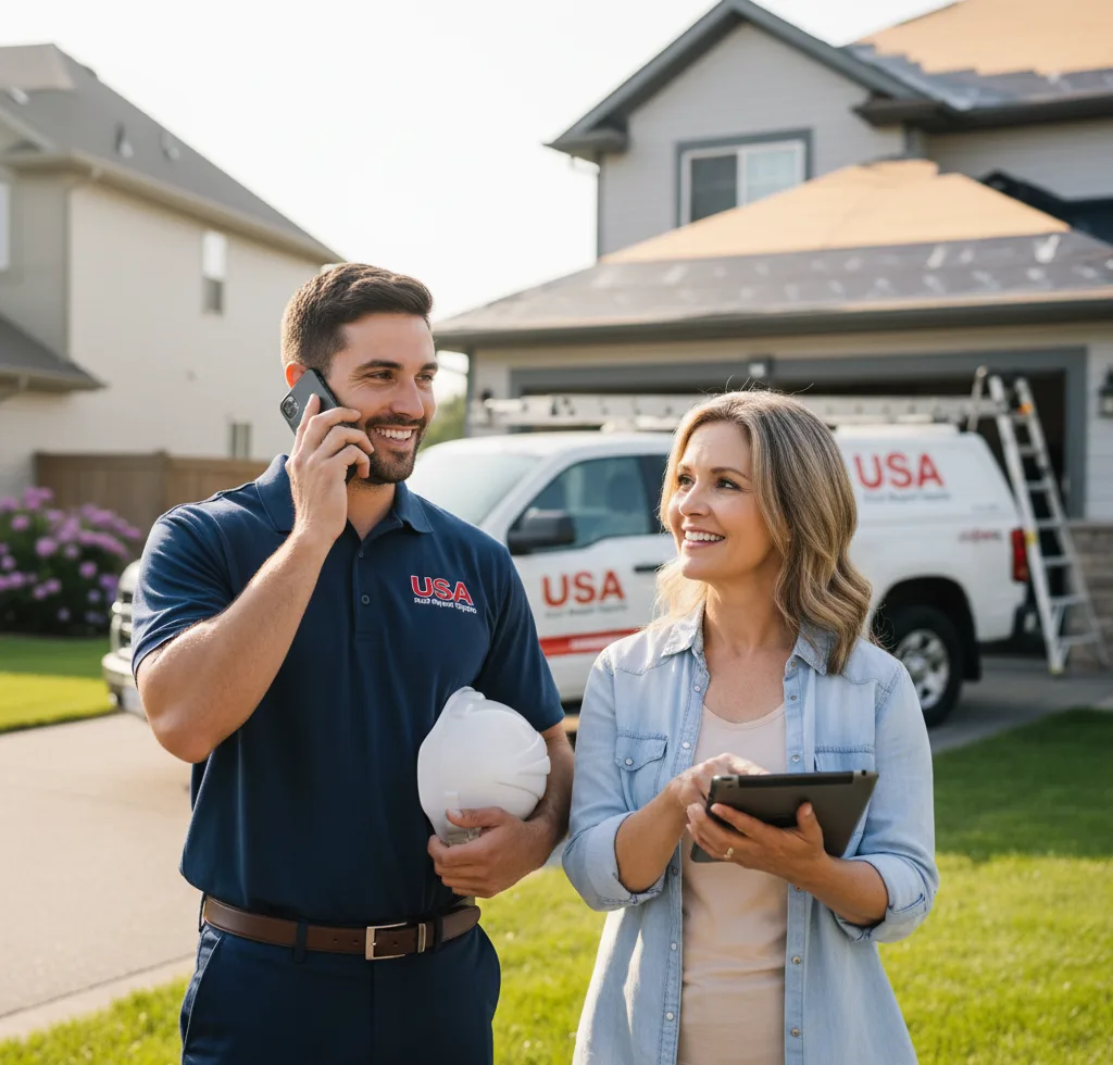 USA Roof Repair Experts customer support in Williamson